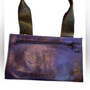 Cartera Purple Leather Mini Bag